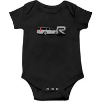 Volvoo V70r Turbo Brick Car Grey Onesies