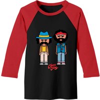 Cheech & Chong's Movie Main Characters Baseball Tees