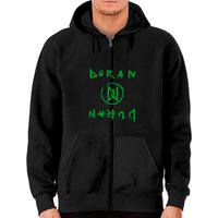Duran Duran Zip Hoodie In Green