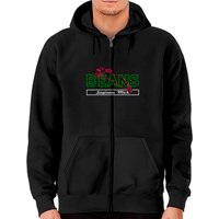 Beans Bunny Saginaw Michigan Nostalgia Zip Hoodies