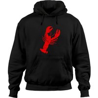Vintage Lobster Print Hoodie