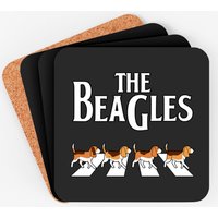 The Beagles Funny Dog Cute - Dog - Coasters