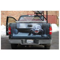 Crocodile Tailgate Wrap, Humour Alligator Truck Decal
