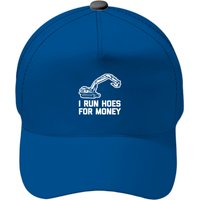 I Run Hoes For Money Construction Worker Humor Baseball Caps