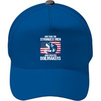 American Boilermakers Union Worker Strongest Men Us Flag Baseball Caps