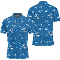 Shark Week Golf Polo Shirt