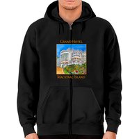 Grand Hotel In Mackinaw Island, Michigan - Mackinac Island - Zip Hoodies