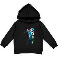 Rory Mcilroy Playing At Golf Course Kids Pullover Hoodies