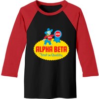 Alpha Beta Logo - Defunct Supermarket Chain - Alpha Beta Supermarket - Baseball Tees
