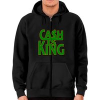 Cash Is King Zip Hoodies