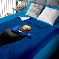Bertram Winkle I Eat Kids Baby Blankets