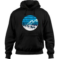 Dog Sledding Sleigh Huskies Sled Rides Mushing Sle Hoodies
