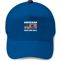 Faded 1980s Rock Roll Design For Eighties Rockers Band Gift Baseball Cap