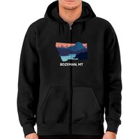 Bozeman Montana Zip Hoodies