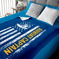 Airboat American Flag, Airboating Baby Blankets