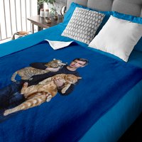 Nathan Fielder And His Cats Classic Baby Blankets