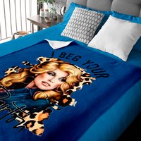 Dolly I Beg Your Parton-gilden Unisex Baby Blankets