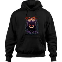 Gengar Pokmon Kaiju Hoodies, Gengar Hoodies, Japanese Monster Shirt, Anime Shirt