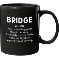 Bridge Funny Definition Card Playe Mugs
