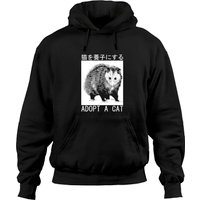 Adopt A Cat Possum Japanese - Opossum - Hoodies