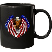 American Flag Eagle Mugs