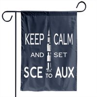 Keep Calm And Set Sce To Aux With Saturn Garden Flags