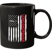 Longshoreman Usa Flag Mug Mugs