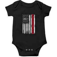 Longshoreman Usa Flag Onesie Onesies