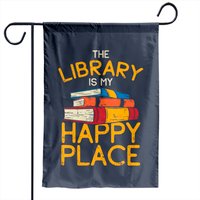 Library Books Reading Garden Flags