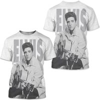 Elvis Presley - Play Me A Song - All-over Front Print Sports Fabric Adult T-shirt