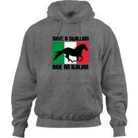 Funny Save A Stallion Ride An Italian Saying Hoodies