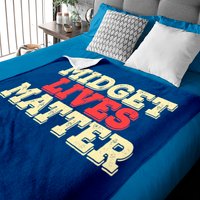 "midget Lives Matter" Baby Blanket Design For Your Baby Blankets