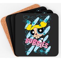 Cn The Powerpuff Girls Bubbles Moves Coasters Coasters