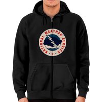 National Weather Service Emblem Zip Hoodies