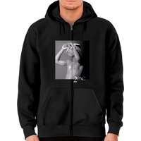 2pac Tupac Shakur Zip Hoodies Vintage 2pac Zip Hoodies