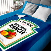 Ranch Sauce Green Salad Dressing Halloween Baby Blankets