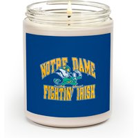 80s Notre Dame Fightin' Irish Burnout Scented Candle Vintage Unisex Graphic University Athletic Scented Candles
