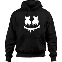 Smiling Dj Apparel Marshmallow Happy Face Pullover Hoodie
