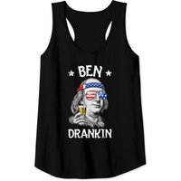 Ben Drankin Funny 4th Of July Patriotic Men’s Premium Tank
