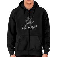 Lil Peep Cry - Lil Peep - Zip Hoodies