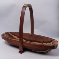 Vintage Wooden Basket, Fruit/ Flowers Decor, Home Decor