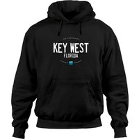 Key West Florida Beach Waves Pullover Hoodie