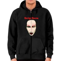 Marilyn Manson Red Lips Rock Heavy Metal Official Zip Hoodies