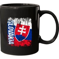 Slovakia Flag Vintage Distressed Slovakia Mugs