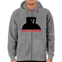 Hello Friend - Mr Robot - Zip Hoodies