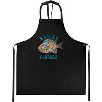Naples, Florida Beach Design / Souvenir Illustration Aprons