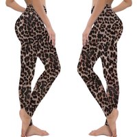Leopard High Waisted Full Length Leggings