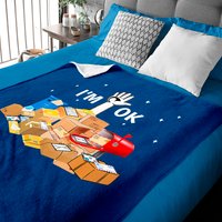 Postal Worker I'm Ok Mail Carrier Post Baby Blankets
