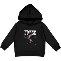 Aaron Judge Kids Kids Pullover Hoodies - New York Y Baseball Aaron Judge Cartoon Wht