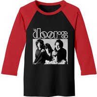 The Doors Tee, Rock Band Baseball Tees, Doors Logo Baseball Tees
